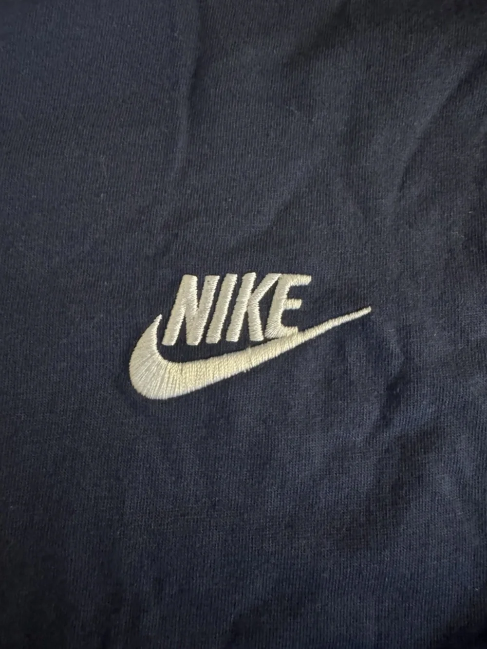 Nike NWT Small Solid Blue 100% Cotton Crewneck Short Sleeve T-Shirt